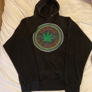 Black chronic hoodie